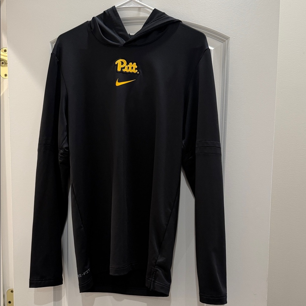 Nike Black and Gold Pitt Hoodie
